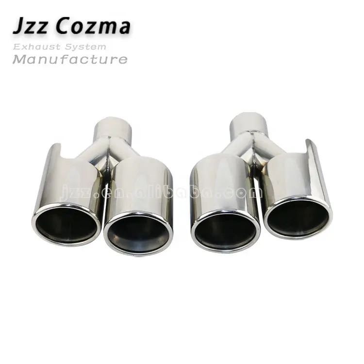 JZZ cozma 고성능 듀얼 배기 팁 머플러 f01 배기 파이프