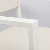 Chaise à écharpe empilable en acier, fauteuil d'extérieur, chaises de jardin, meubles d'extérieur, chaises à empiler