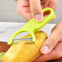 Roestvrijstalen schilmesje met PP-handvat, aardappel- en groenteschiller, fruitmes, keukengerei