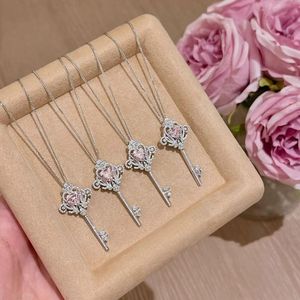 Collares de Plata de Ley S925, Colección de Verano, Colgantes en Capas, Cruz, Borla, Ojo de Caballo, Diamante, Gota de Agua Pequeña - Product Image 3