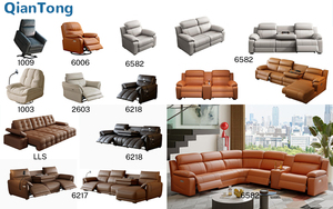<span class=keywords><strong>Canapé</strong></span> inclinable moderne en gros, ensemble de canapés en L avec fonction USB, <span class=keywords><strong>canapé</strong></span> relaxant <span class=keywords><strong>électrique</strong></span> en cuir rembourré d'éponge - Product Image 6