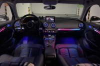 Éclairage d'ambiance dynamique amélioré pour Audi A3 S3 2013-2020, éclairage de ventilation intérieur de voiture 64 couleurs, accessoires de mise à niveau
