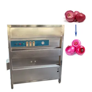 Automatic Peeled shallot Processing Equipment white onion Skin removing Peeler onion peeling machine