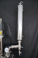 Cuve de réaction en acier inoxydable 316L avec agitateur à roue, conception à double enveloppe, moteur, capacité 50L pour laboratoire chimique