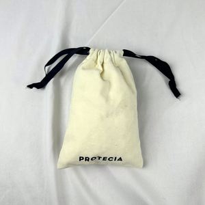 GOTS Certified Customized Recyclable Cotton Jewelry <b>Pouch</b> Gots Certified Cotton <b>Drawstring</b> Bag Small Natural Cotton <b>Pouch</b> - Product Image 6