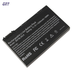 แบตเตอรี่ทดแทนแล็ปท็อป 5200mAh 11.1V สำหรับเอเซอร์ Aspire 5100 3690 BATBL50L6 แบตเตอรี่ Li-Ion OEM - Product Image 2