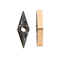 Outils de tournage originaux TG Inserts en carbure VNMG160404/VNMG160408-HM P3135 Inserts en carbure pour machine CNC PVD PCD 10 pièces