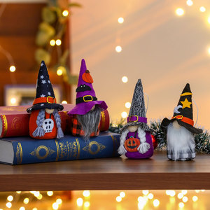 Nuevas decoraciones de Halloween transfronterizas, muñecas, colgantes, adornos, figuras de muñecas brujas de Halloween - Product Image 5