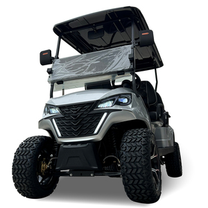 รถกอล์ฟไฟฟ้าล่าสัตว์2 + 2ที่นั่งพร้อมแบตเตอรี่ลิเธียม150A คลาสสิกทันสมัย - Product Image 4