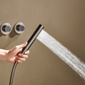 Conjunto de Ducha Empotrado en Pared con Mezclador de Agua Fría y Caliente de Latón para <span class=keywords><strong>Baño</strong></span> - Product Image 5