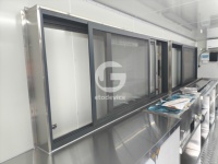 Nouvelle remorque alimentaire avec système d'économie d'énergie à panneaux solaires, équipement de cuisine personnalisé, remorque alimentaire remorquable à vendre, Candy Chips Rust