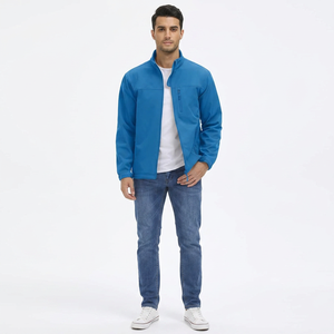 Men's Versatile Lightweight Breathable Canvas <b>Jacket</b> 100% Cotton Stand Collar Hooded <b>Waterproof</b> & Windproof - Product Image 1