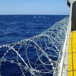 Dingzhou Five-Star Metals Boundaries Wall Bto-30 900mm Mbbt Concertina Triple rasoir Barbed Wire rasoir Ruban Pieds Spécification - Product Image 6