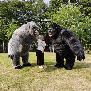 Disfraz de gorila inflable de 2,6 m, disfraz personalizado de mono Gorilla, Cosplay con temática de Carnaval