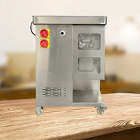 Machine à découper la viande électrique multifonctionnelle commerciale en acier inoxydable, hachoir à viande, trancheuse à viande - Offre Spéciale