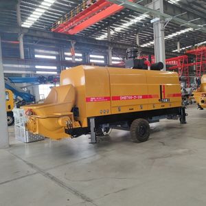JIUHE Fabricante de Bombas de Hormigón con Motor Diésel DHBT100, Bomba de Hormigón con Remolque en Venta - Product Image 3
