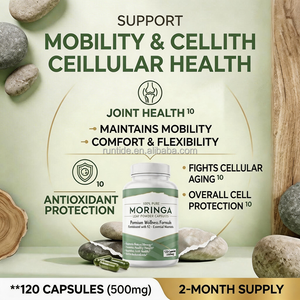 ราคาโรงงาน รับผลิตฉลากแบรนด์ตามสั่ง ผงใบมะรุมบริสุทธิ์ 100% สารสกัดแคปซูลสารต้านอนุมูลอิสระ ISO9001 GMP 120 - Product Image 4