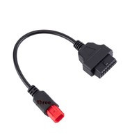 Câble de raccordement OBD II 16 broches vers 6 broches pour moto