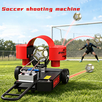 Lanceur de ballons de football professionnel rechargeable pour les entraînements de crosses, de tir et les exercices de gardien de but