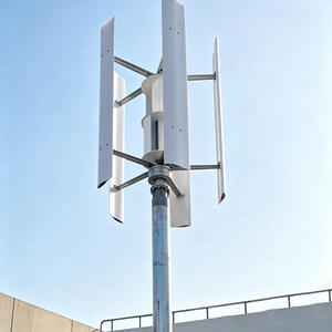 Système solaire hybride hors réseau, éoliennes, turbines à axe vertical de 30 kW, générateur pour utilisation en ferme et en usine - Product Image 6