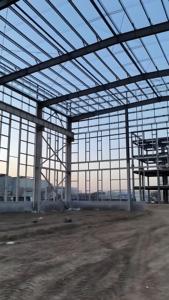 Customized Prefabricated large-span steel structure building metal warehouse workshop steel structure factory - Product Image 6