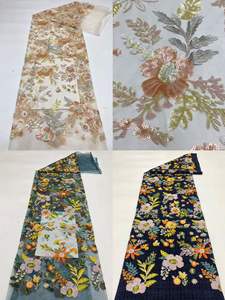 ชุดเดรสผู้หญิงลายดอกไม้หลากสีปักเลื่อมผ้าปักลูกปัดแบบกี่เพ้า - Product Image 6