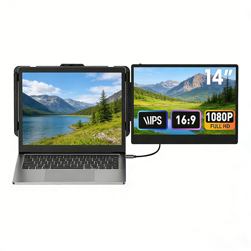 <strong>2026</strong> New S1 Portable Monitor for <strong>Laptop</strong> 14 Inch <strong>Laptop</strong> Screen Extender FHD <strong>1080P</strong> IPS 300nit Dual Screen Built <strong>in</strong> Speakers