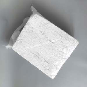 Chiffons de nettoyage réutilisables en toile blanche 10kg, chiffons en coton blanc pour le nettoyage - Product Image 1