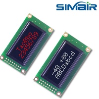 Layar Panel LCM OLED Asli 5V 3V WS0010 Paralel SPI Serial 0802 802 8X2 Modul LCD Karakter