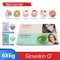 Glowskin O + Oxygen Facial Pods Revive Glam Hydrate Detox Kits de oxígeno Cápsula Gel Cartucho Tapa para máquina de burbujas de CO2