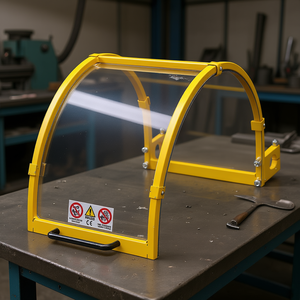 Protección para Tornos Fervi con Pantalla de Lexan, Estructura de Acero, Protector de Seguridad para Máquinas de Metalurgia - Product Image 3