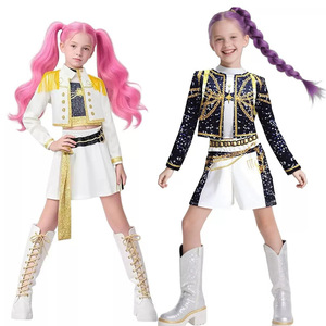 زي تنكري أنيمي كيبوب 2025 لشخصية صائد الشياطين، بدلات رومي وزوي وميرا للعروض المسرحية وعيد الهالوين، ملابس نسائية - Product Image 3