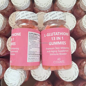 Etiqueta privada OEM ODM Salud natural Blanqueamiento Gummy the Skin Rubber Hombres y mujeres The Skin L-Glutathione 13 en 1 Gummies - Product Image 5