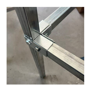 Connecteur d'angle droit à 90 degrés pour tube carré, 2 voies, 3 voies, 20mm, 25mm, 30mm, pour tube droit et en angle - Product Image 2