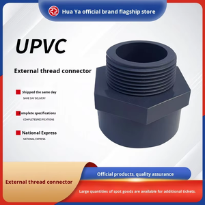 Nhà Máy Giá <span class=keywords><strong>PVC</strong></span> ổ cắm với nam chủ đề DIN tiêu chuẩn phụ kiện đường ống - Product Image 6