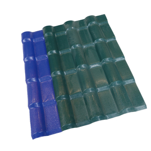 Chinese economic asa pvc plastic roof tile for house/building materials corrugated asa pvc sheet/Colombia APVC Spanish roof tile