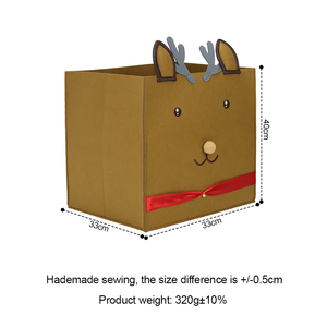 Panier de rangement pliable carré en feutre pour vêtements, vente en gros d'usine, moderne, 1 couche, capacité de charge 5-10 kg - Product Image 5