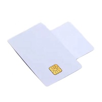 Cartes à puce à puce en PVC blanc vierge Contact 4442 4428