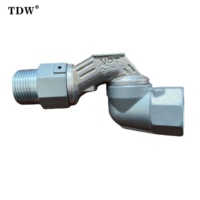 Joint pivotant de buse à carburant à 90 degrés, rotatif, TDW-C45, 3/4\" et 1\", pompe à carburant, injecteur