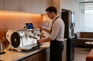 Professional Commercial Double 2 Espresso Machine With Steamer for Restaurant Coffee Shop - Product Image 6