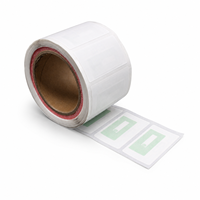 Étiquette RFID UHF personnalisée Tophonesty, étanche/résistante aux intempéries, 860-960 MHz, mini-autocollant pour contrôle d'accès et gestion des actifs