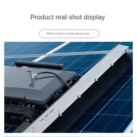 Robot de nettoyage intelligent à télécommande pour panneaux solaires, anti-chute, double usage sec/humide, nettoyage rapide pour centrales photovoltaïques