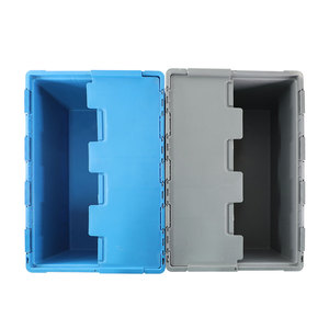 ZNTB008 <strong>Plastic</strong> <strong>Crates</strong> <strong>Plastic</strong> <strong>Stackable</strong> Nestable Warehouse Turnover <strong>Crates</strong> Large Logistic Box For Sale