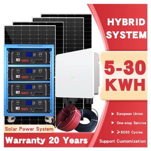 Solarmodule mit Hybrid-Wechselrichter Batterie-Energieset für Zuhause Preis 20kW Hybrid-Solarenergiesystem Komplettsets - Product Image 2
