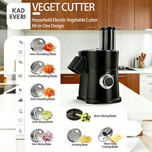 Máquina para Hacer Ensaladas al por Mayor, Procesador de Alimentos, Cortador de Vegetales con Función de Operación Sencilla de un Solo Botón, Alta Eficiencia - Product Image 4