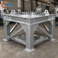 Plateforme de base pour mélangeur chimique soudé sur mesure |   Revêtement époxy |   Acier Q235/Q345 |   ISO 9001 SGS |   Pour réservoir de mélange chimique
