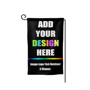 Bandera de jardín decorativa de patio de sublimación de alta calidad 100% poliéster diseño personalizado 12 "x 18 banderas de jardín en blanco - Product Image 6