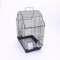 Cage volière ventilée de qualité supérieure pour petits oiseaux-Cage en fer durable avec attrape-graines pour perruches, inséparables, oiseaux Mynah