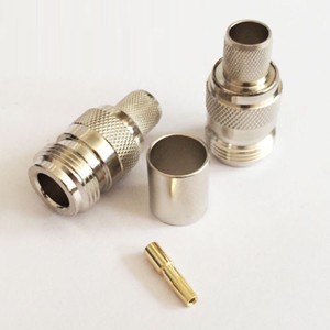 Conector de Antena RF N-K-7 (N-K7) Tipo N Hembra 50-7 de Tres Piezas Tipo Crimp H208 - Product Image 1