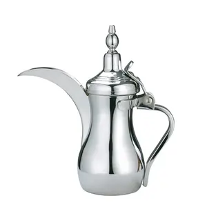 2023 High Quality Royal 1L Arabic Dubai Coffee Pot Middle East Luxury Stainless Steel Thermo Jug Kettle